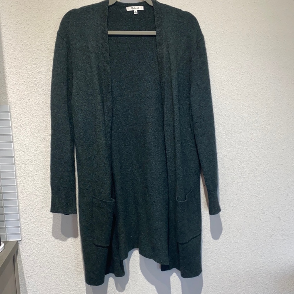 Emerald Green Madewell Kent Cardigan Sweater